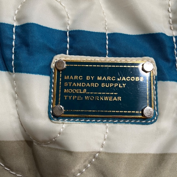 Marc by Marc Jacobs Quilted Tote Shoulder Bag - Striped, Multicolor, Large - Picture 6 of 10